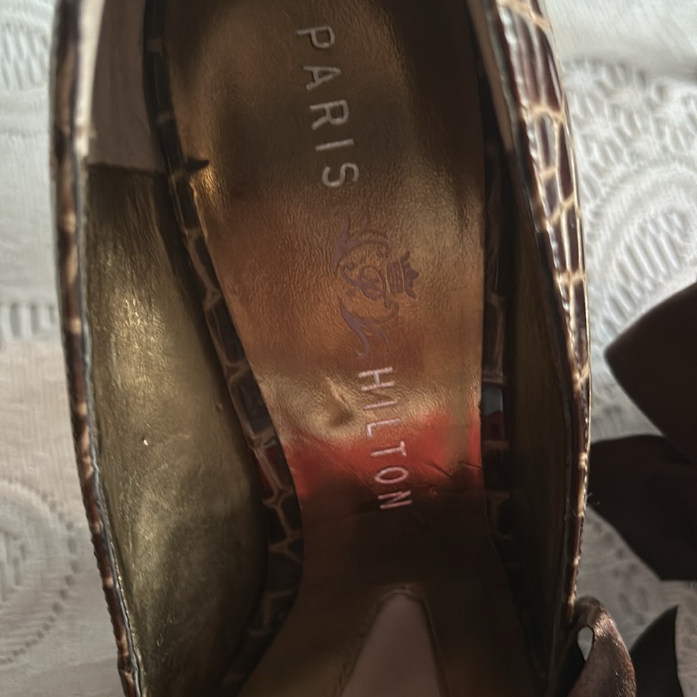 Paris Hilton high heels woman’s Shoes Size 9. - Picture 7 of 7